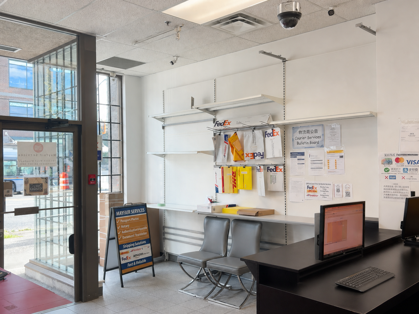 Mayfair Services interior